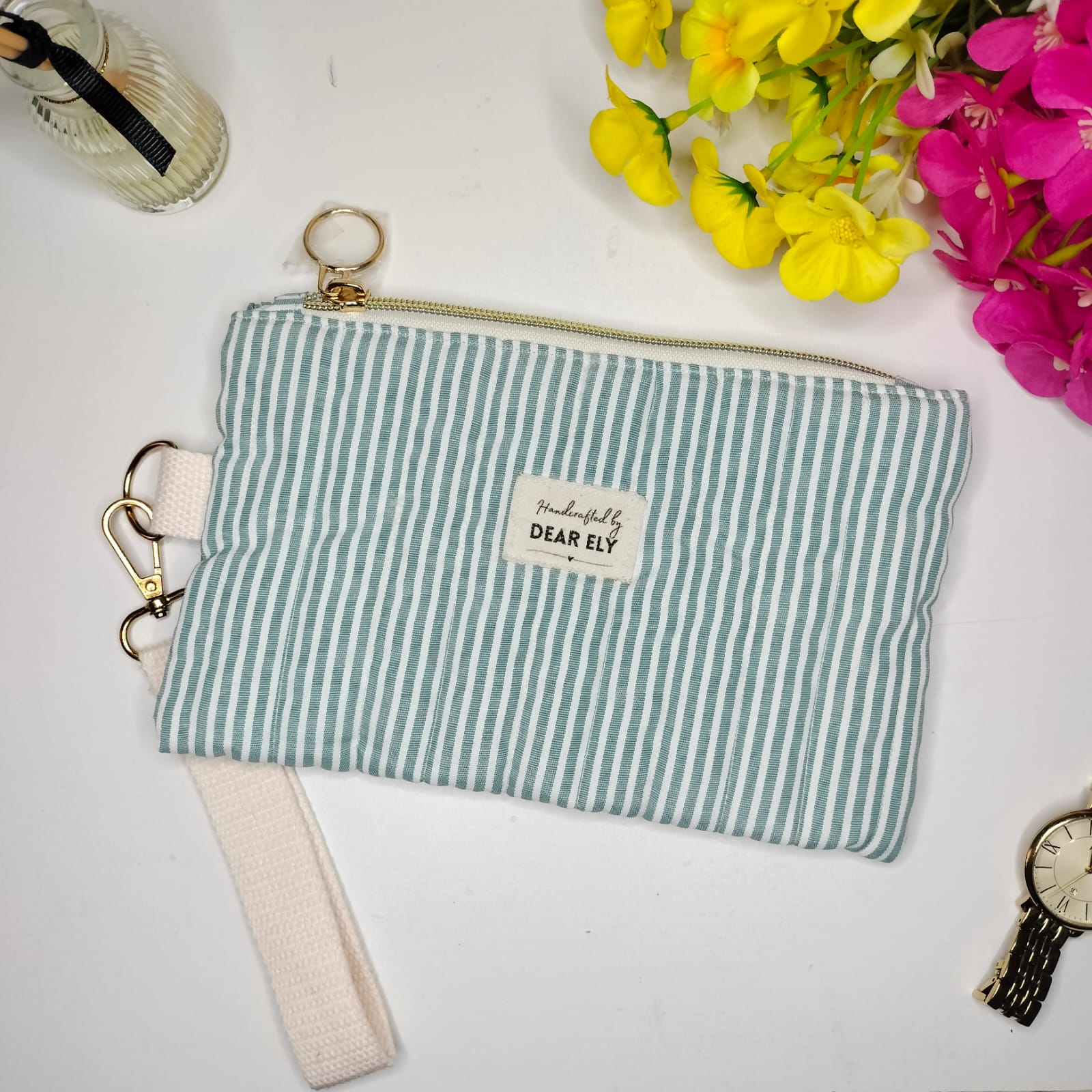 Wrist Pouch - Springfield Striped